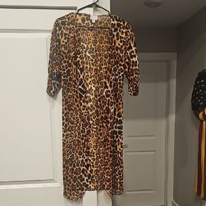 NWOT LuLaRoe Leopard Print Long Sleeve Komono